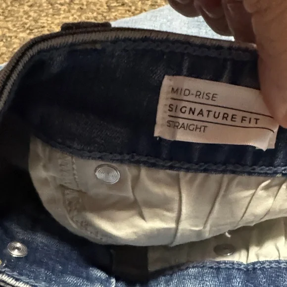 Lane Bryant Mid Rise Signature Fit Straight 18 Jeans Plus 18W Like New Bling - Picture 10 of 10